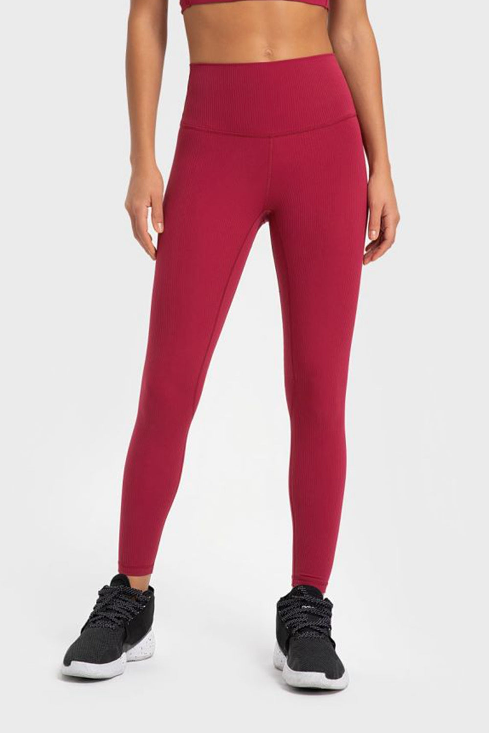 Millennia Highly Stretchy Wide Waistband Yoga Leggings - EkaVibe