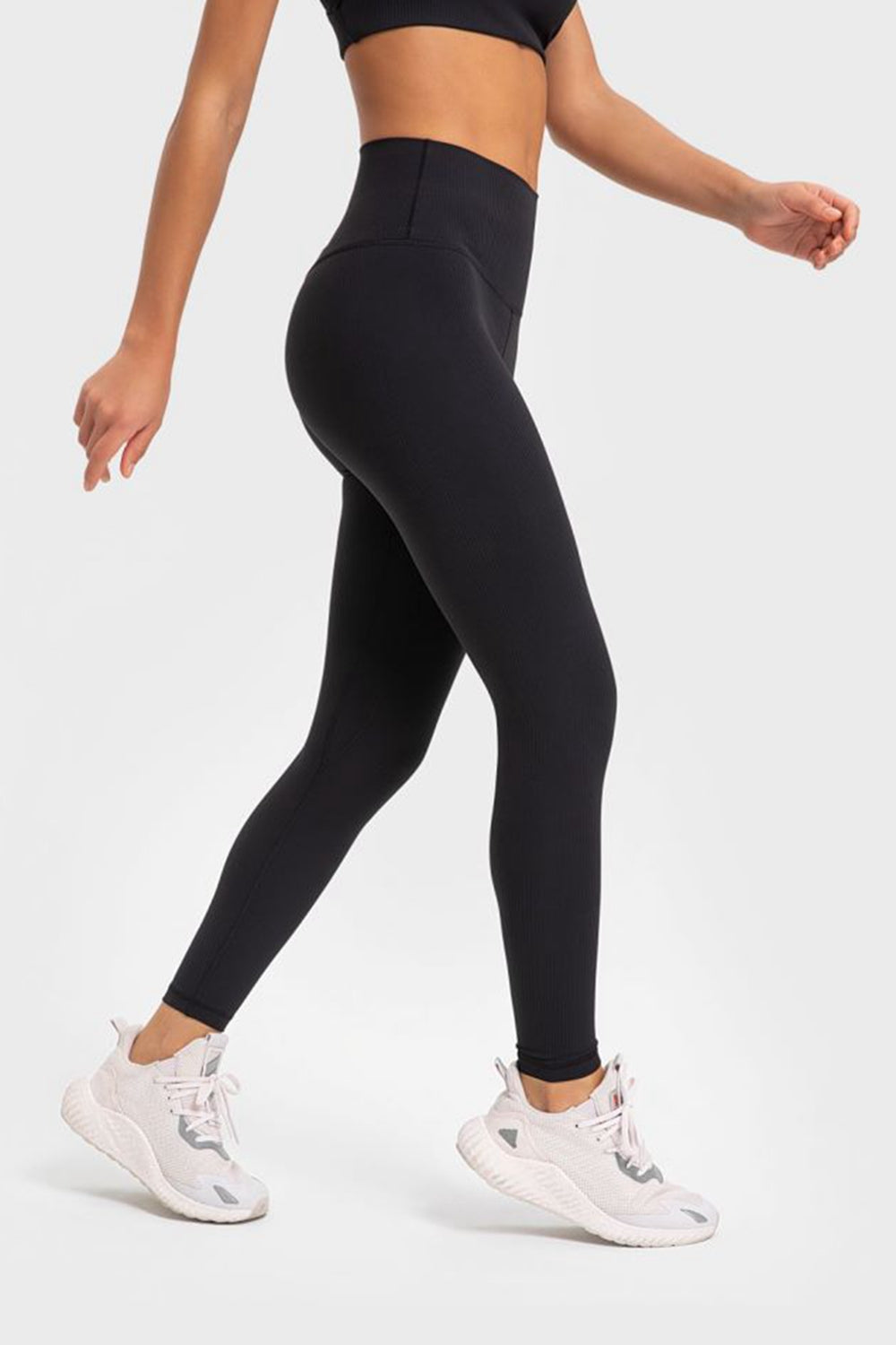 Millennia Highly Stretchy Wide Waistband Yoga Leggings - EkaVibe