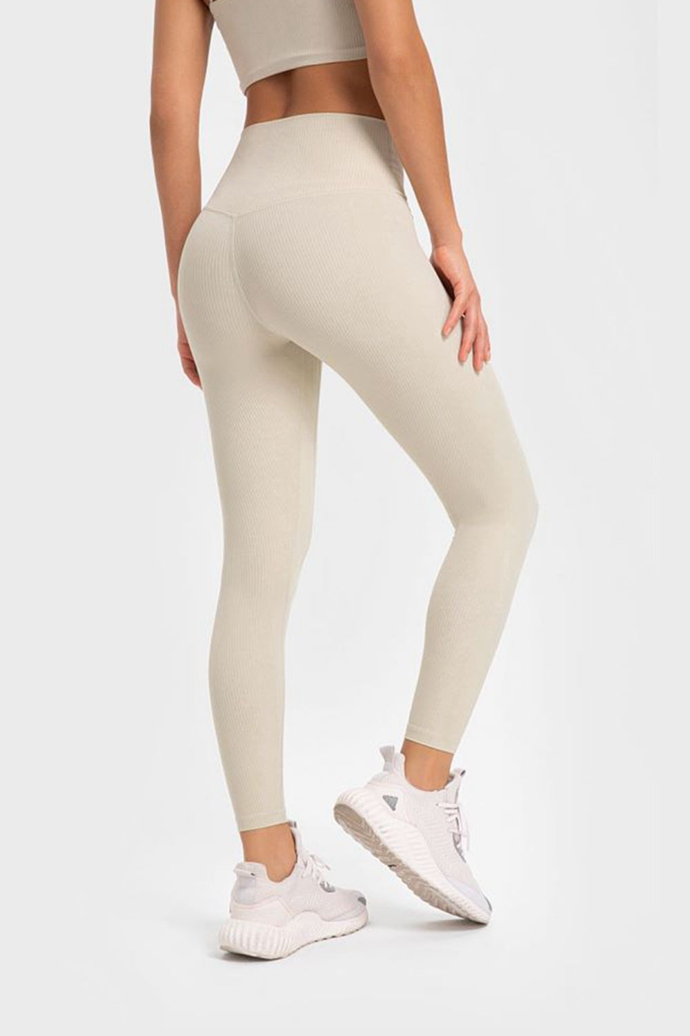 Millennia Highly Stretchy Wide Waistband Yoga Leggings - EkaVibe