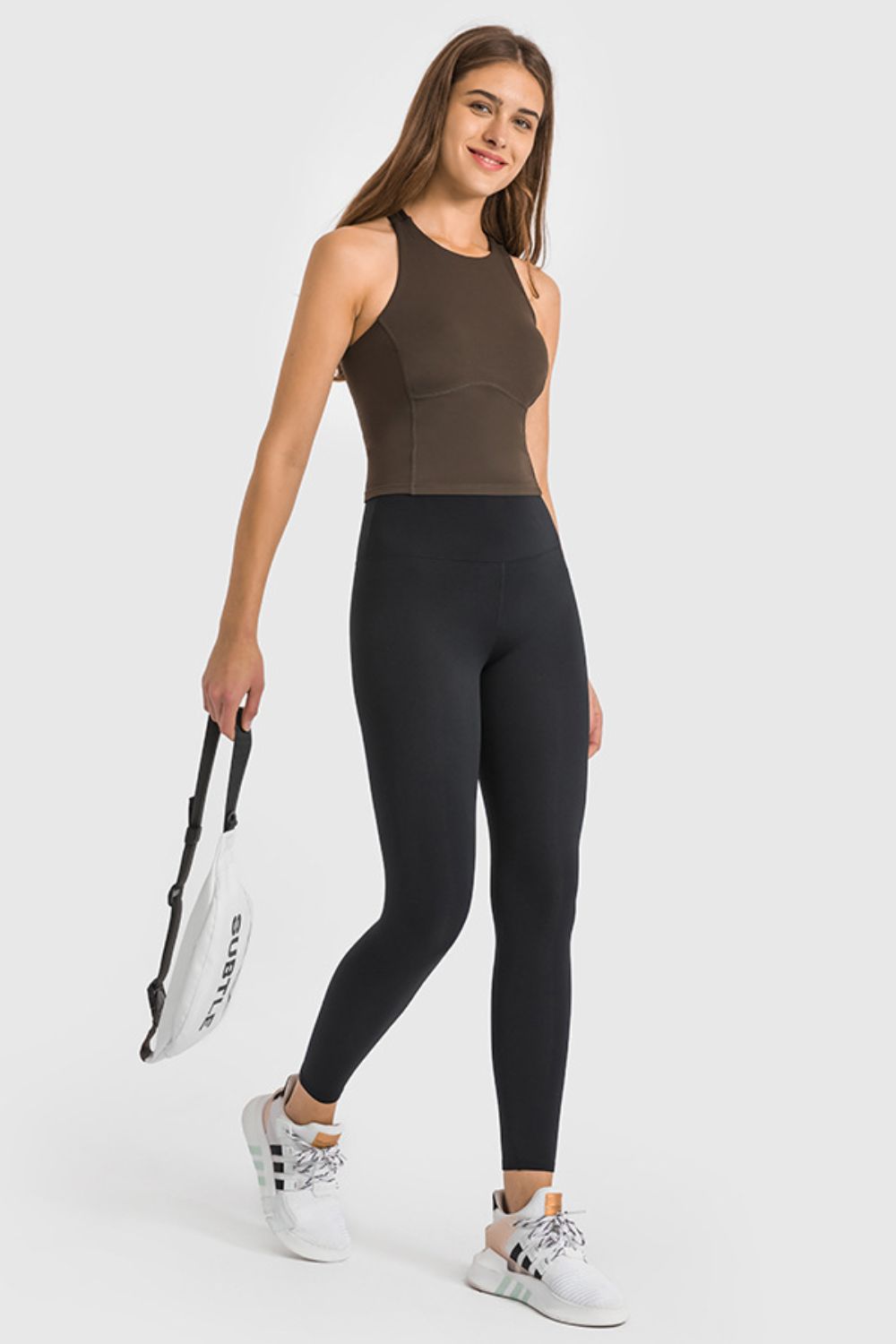 Millennia High Waist Ankle-Length Yoga Leggings - EkaVibe