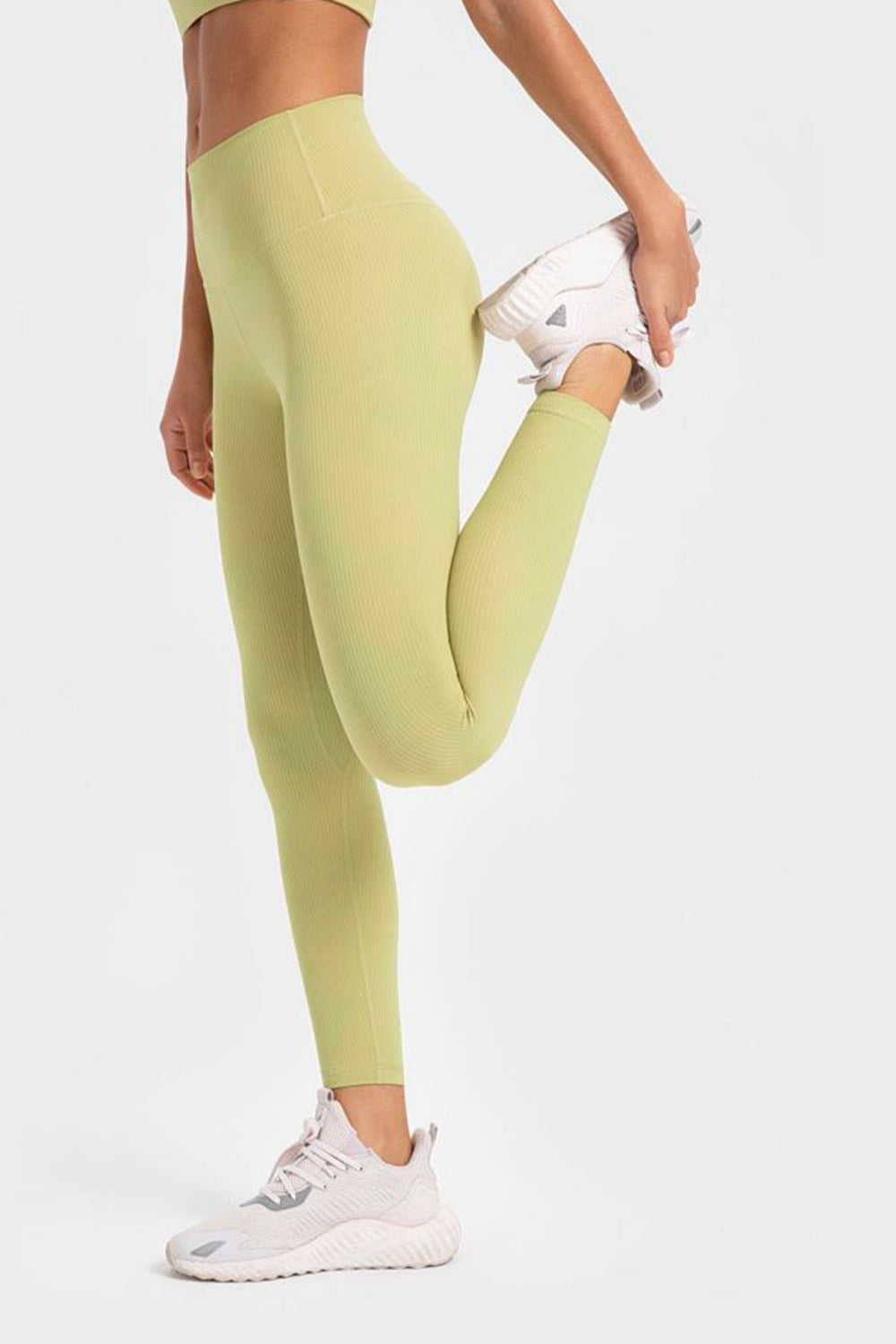 Millennia Highly Stretchy Wide Waistband Yoga Leggings - EkaVibe