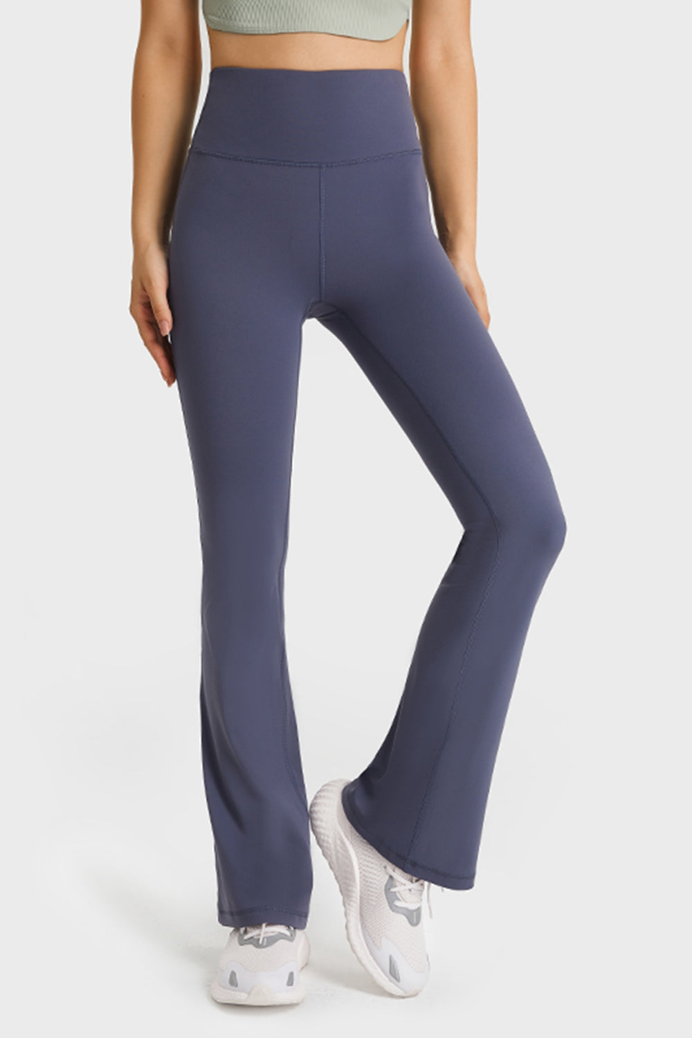 Millennia Elastic Waist Flare Yoga Pants - EkaVibe