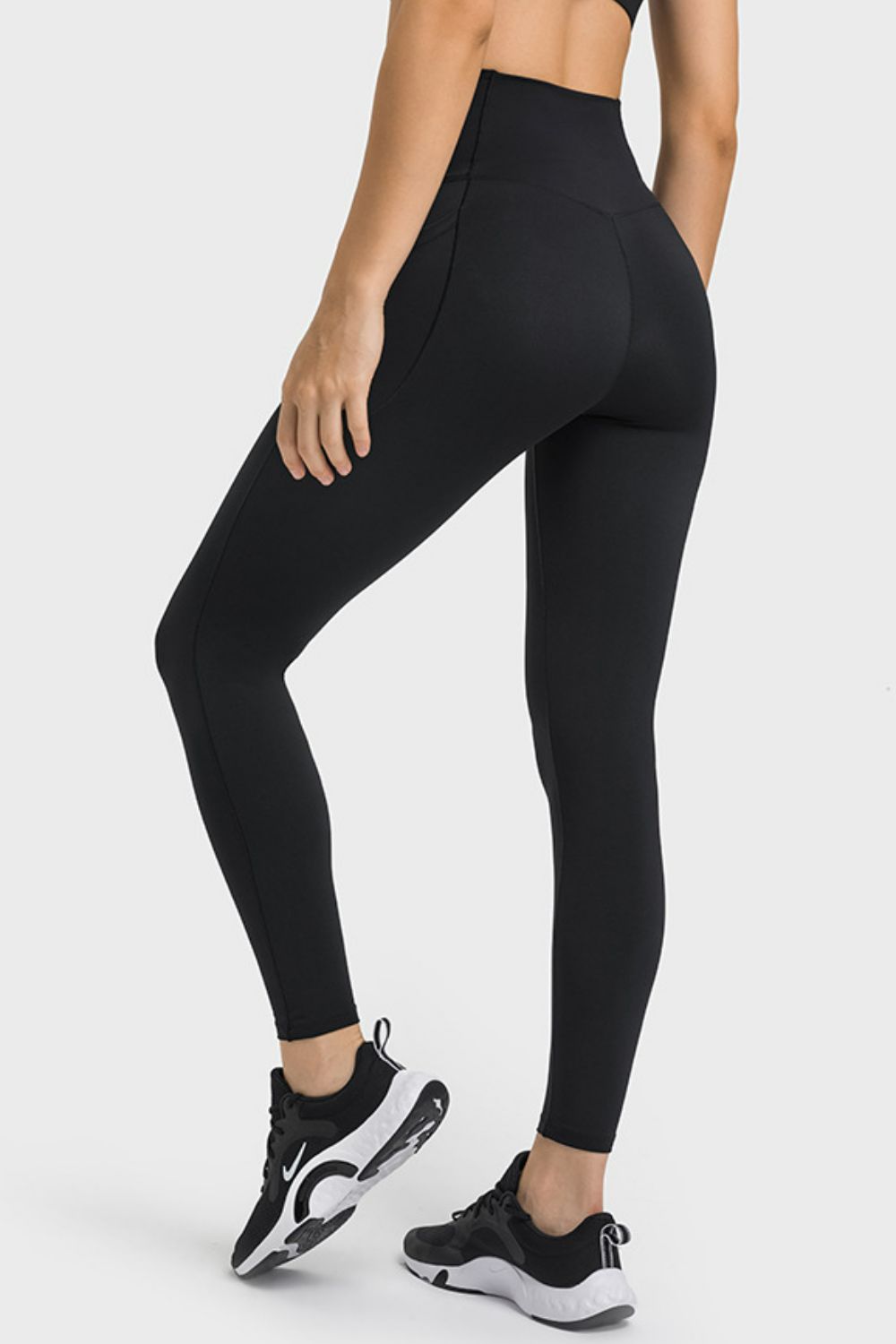 Millennia V-Waist Yoga Leggings with Pockets - EkaVibe