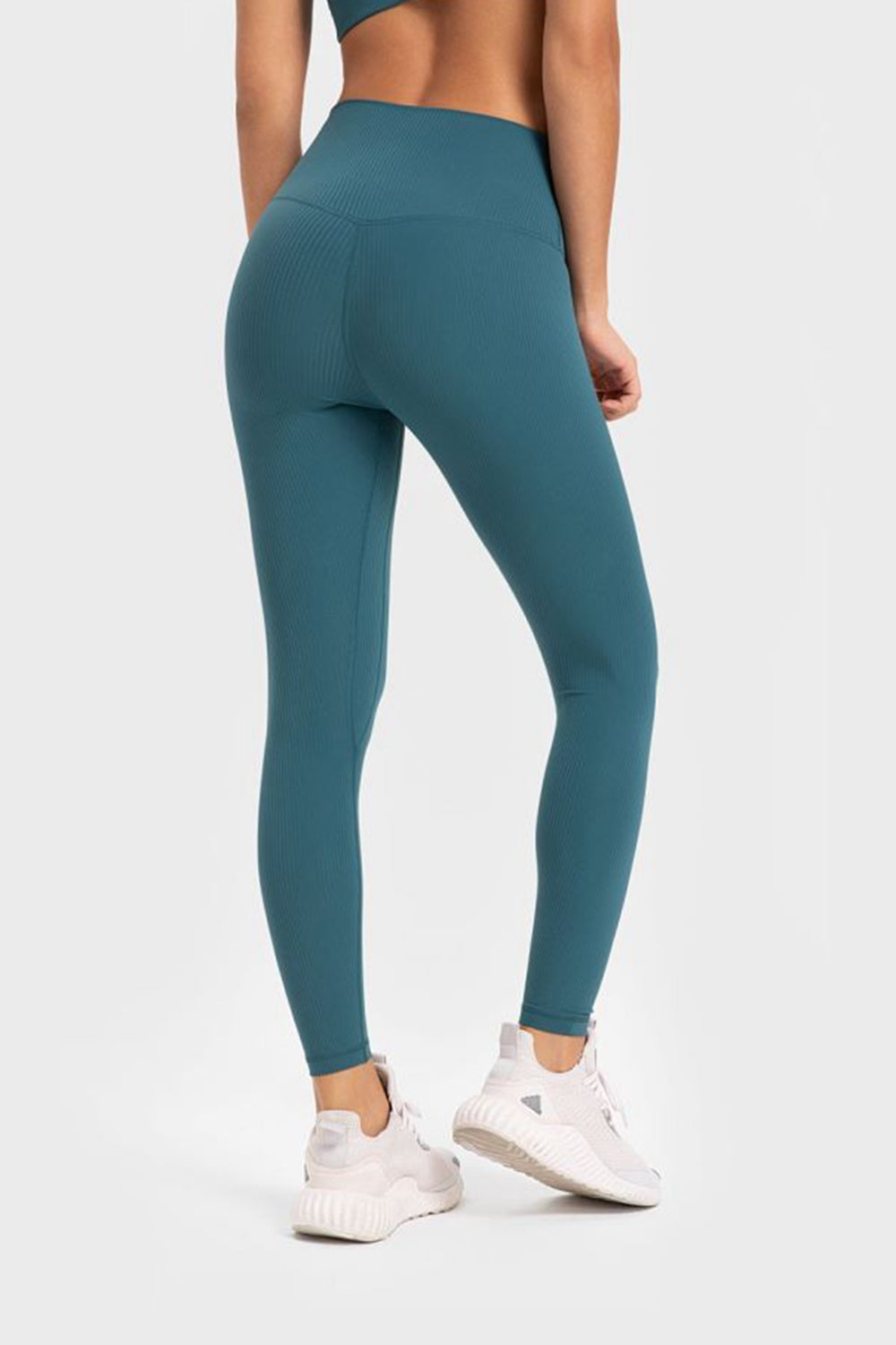 Millennia Highly Stretchy Wide Waistband Yoga Leggings - EkaVibe