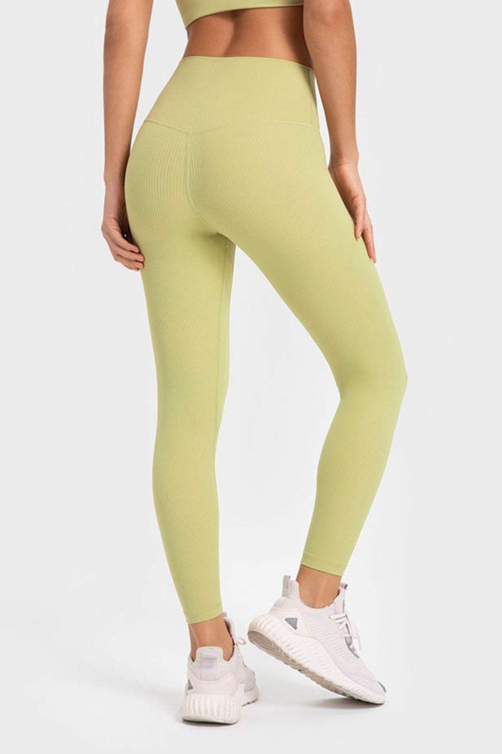 Millennia Highly Stretchy Wide Waistband Yoga Leggings - EkaVibe