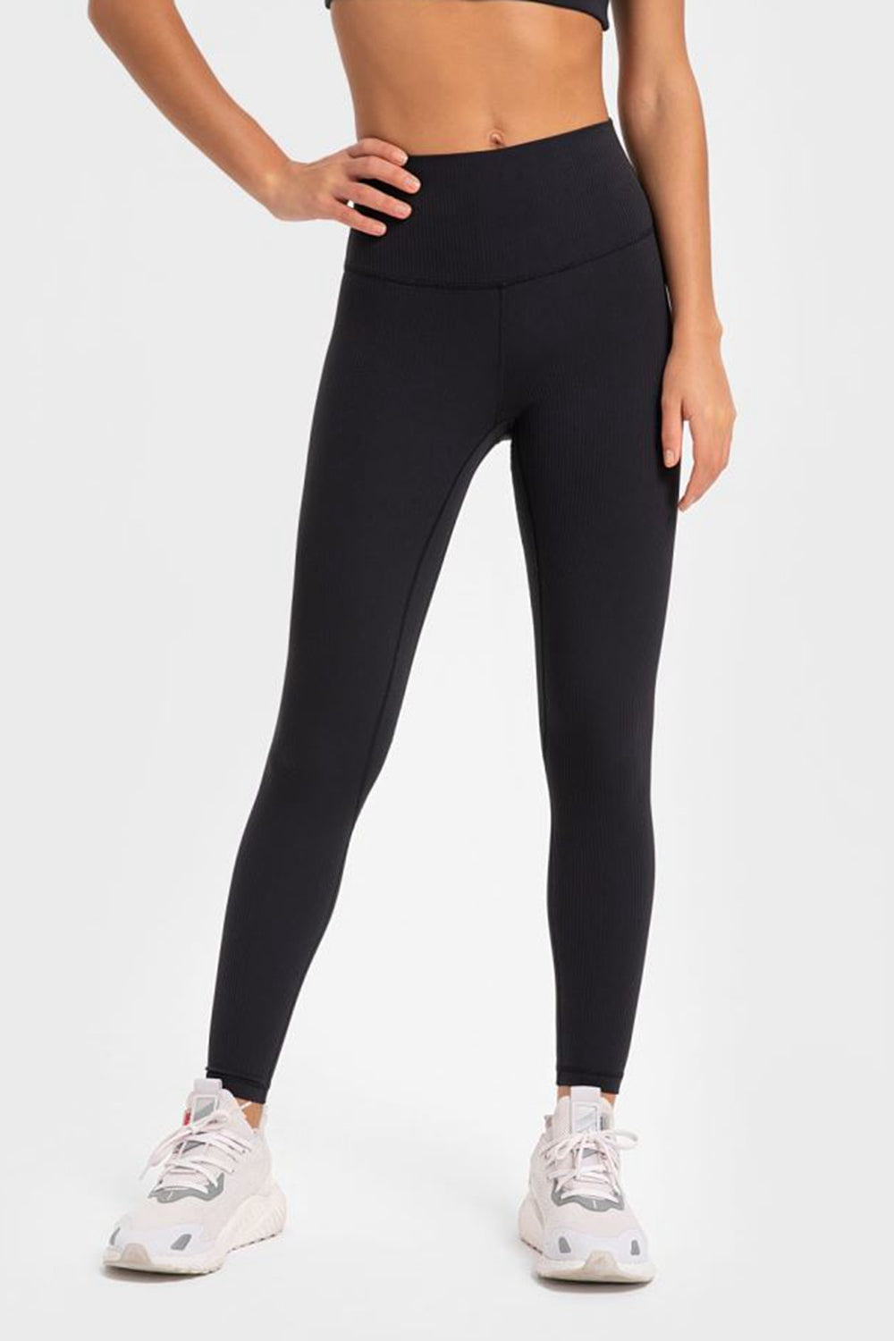 Millennia Highly Stretchy Wide Waistband Yoga Leggings - EkaVibe