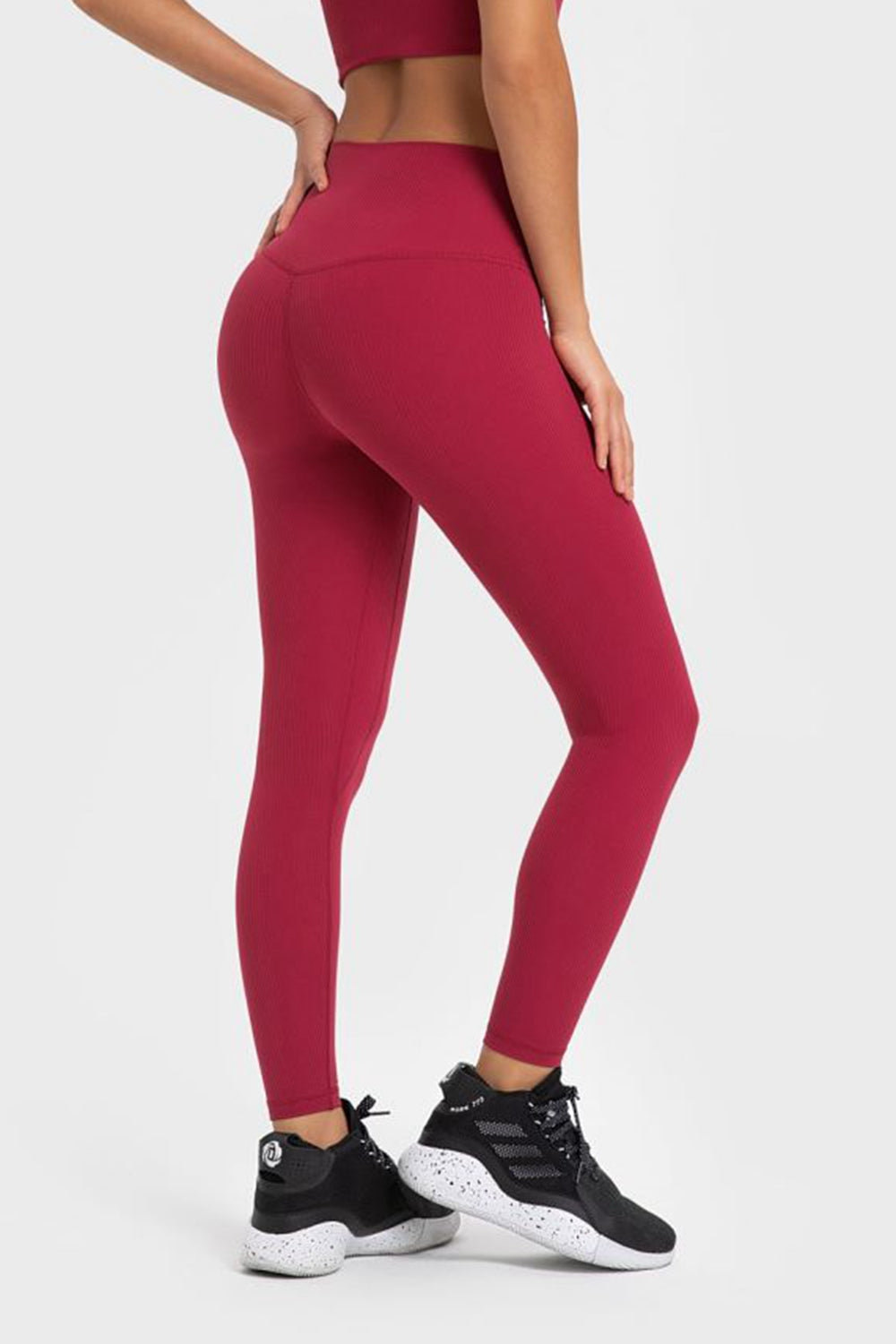 Millennia Highly Stretchy Wide Waistband Yoga Leggings - EkaVibe