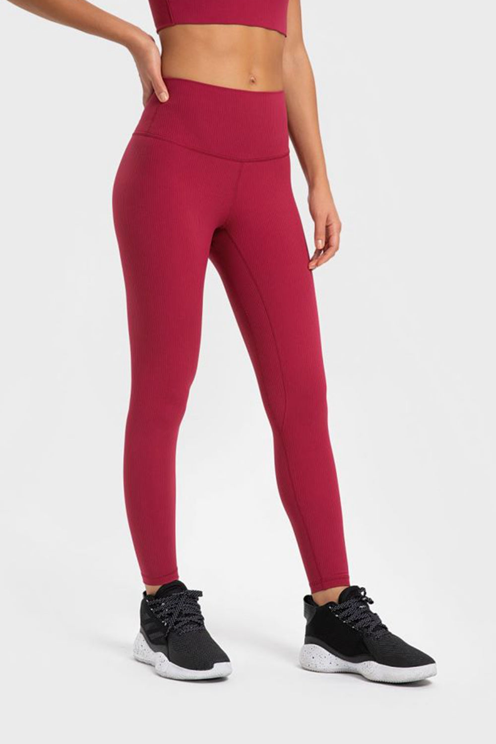 Millennia Highly Stretchy Wide Waistband Yoga Leggings - EkaVibe