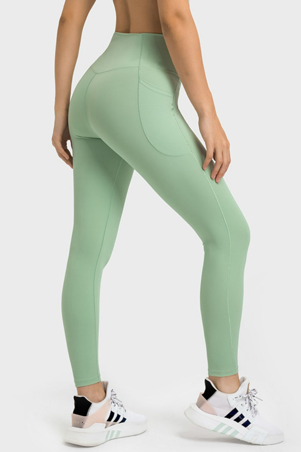 Millennia V-Waist Yoga Leggings with Pockets - EkaVibe