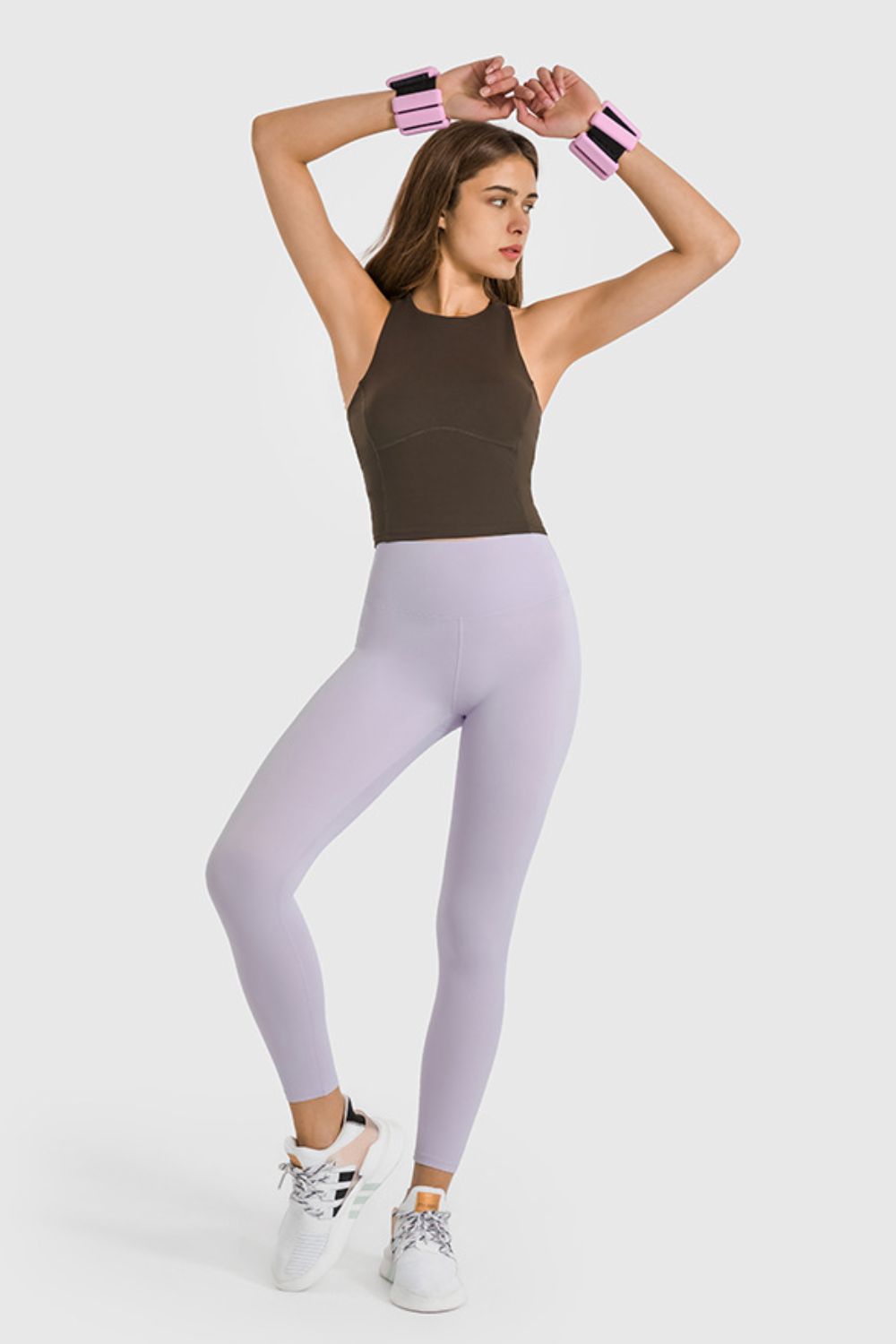 Millennia High Waist Ankle-Length Yoga Leggings - EkaVibe