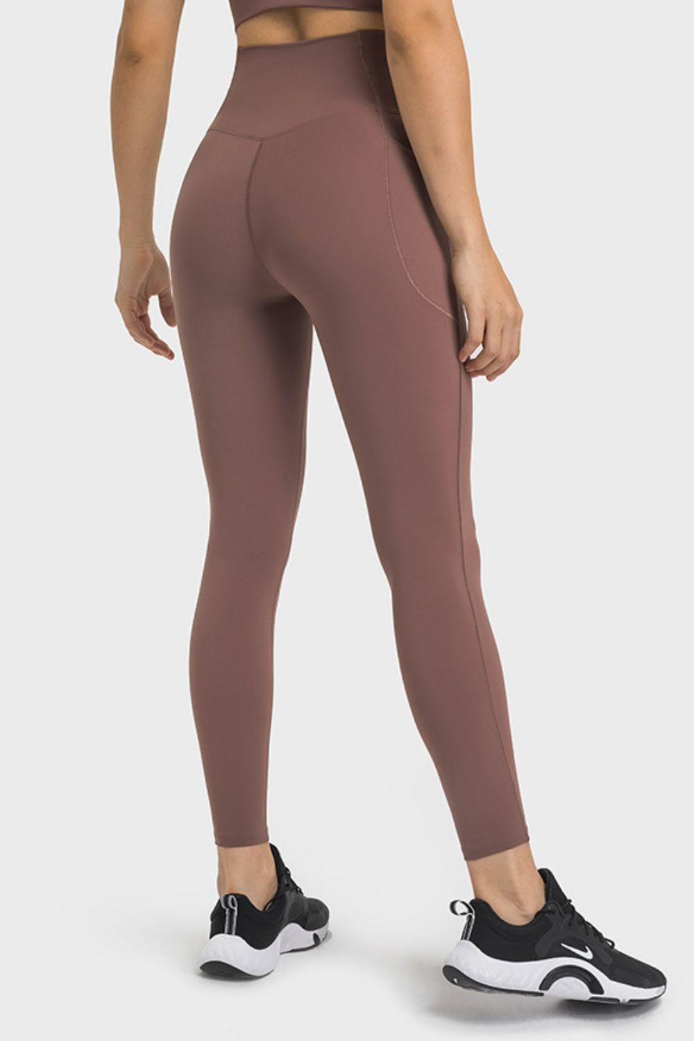 Millennia V-Waist Yoga Leggings with Pockets - EkaVibe