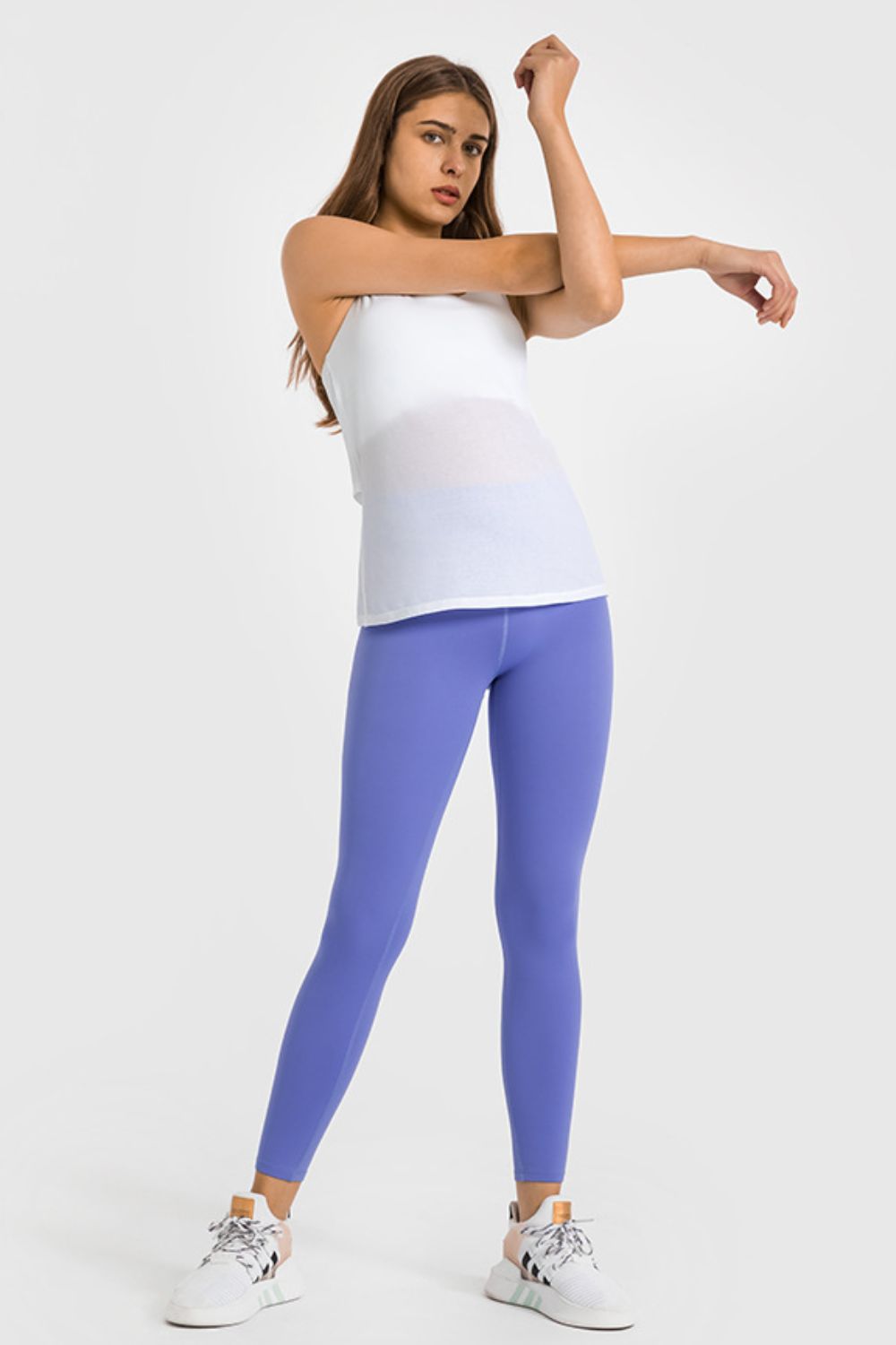 Millennia High Waist Ankle-Length Yoga Leggings - EkaVibe