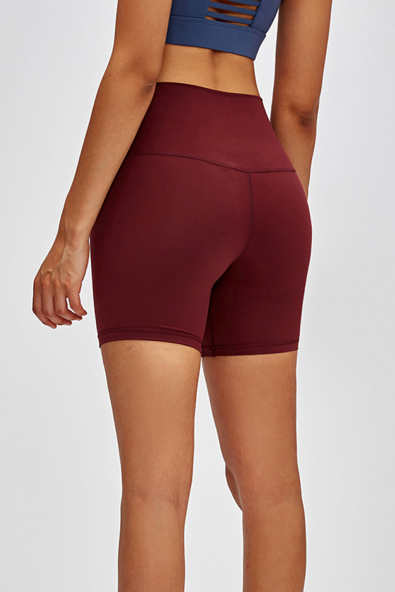 Millennia High Waist Training Shorts - EkaVibe