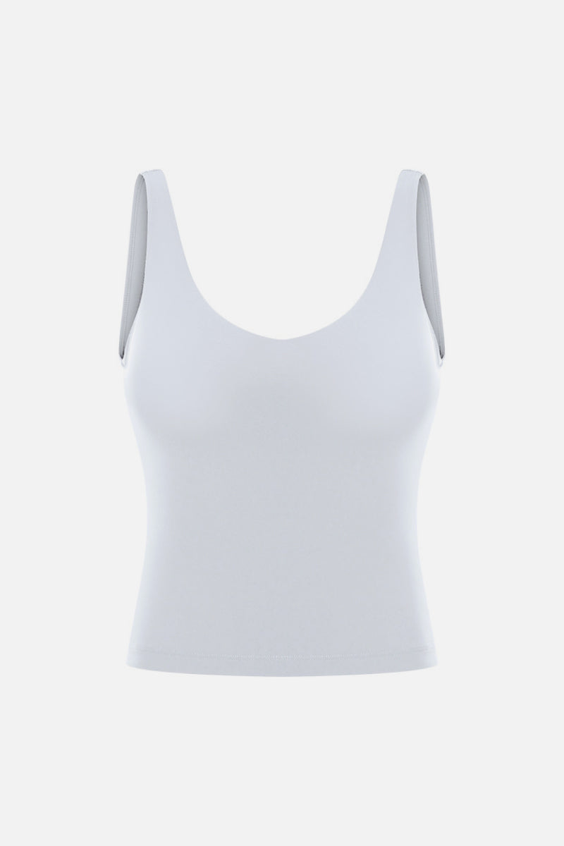 Millennia V Neck Active Tank - EkaVibe