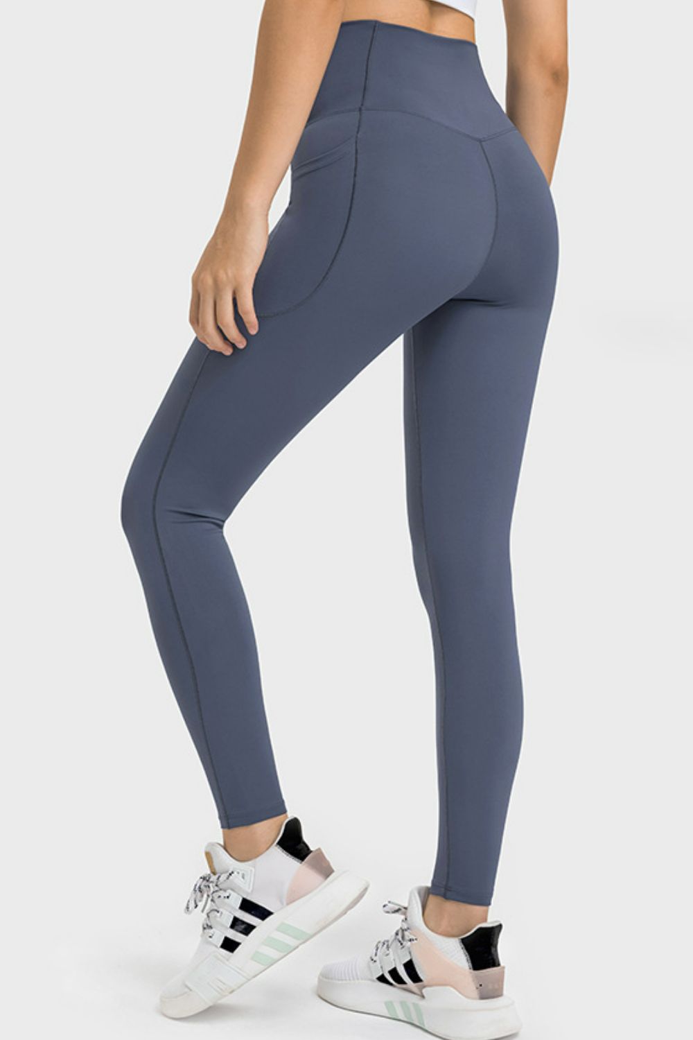 Millennia V-Waist Yoga Leggings with Pockets - EkaVibe