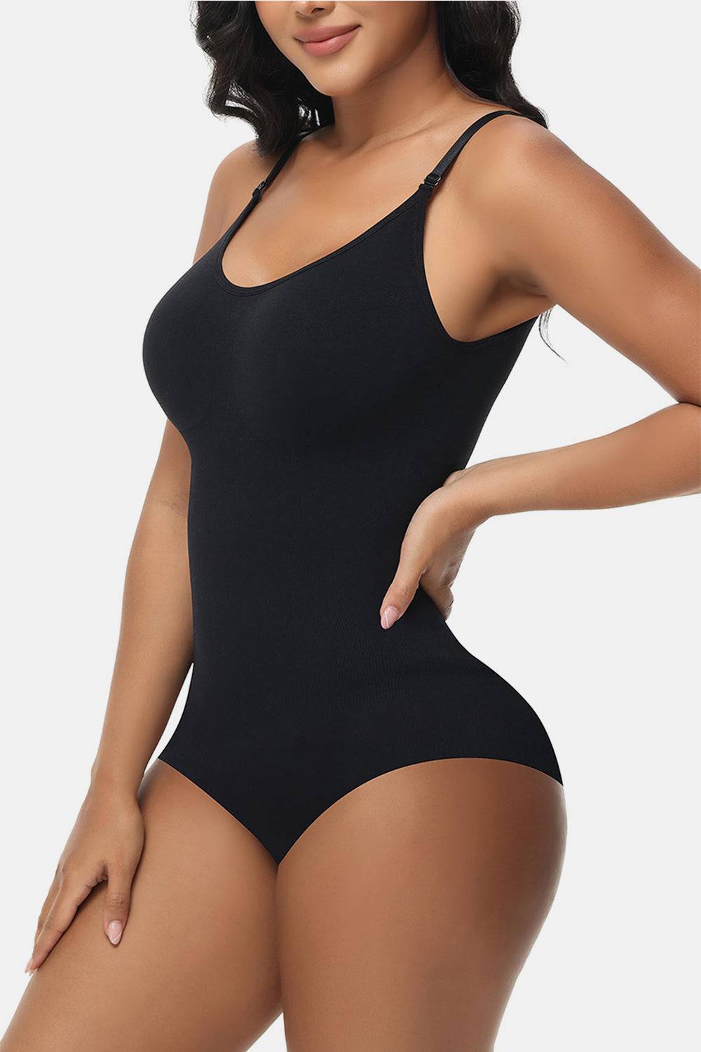 Spaghetti Strap Tummy Control Bodysuit - EkaVibe