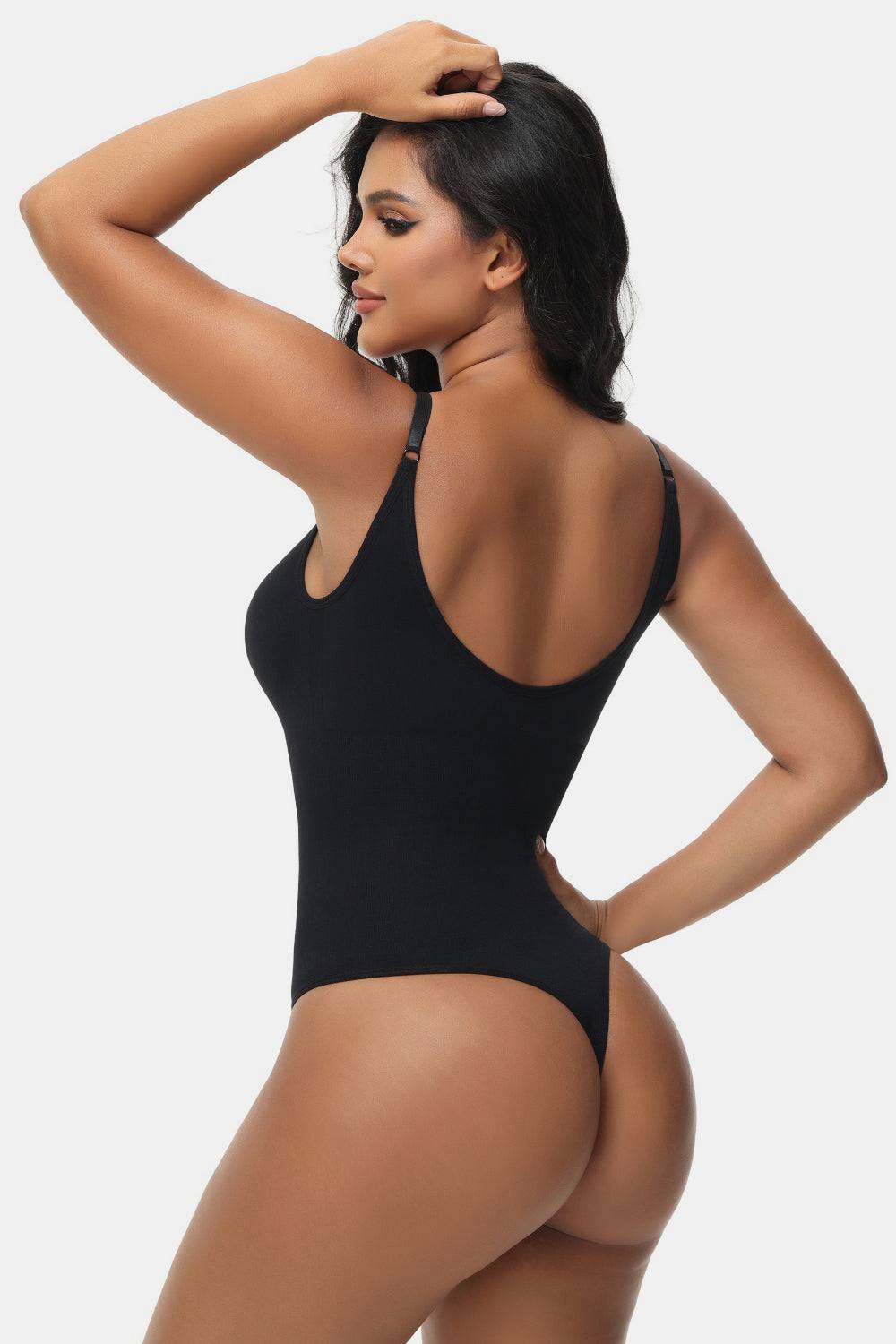 Spaghetti Strap Tummy Control Bodysuit - EkaVibe