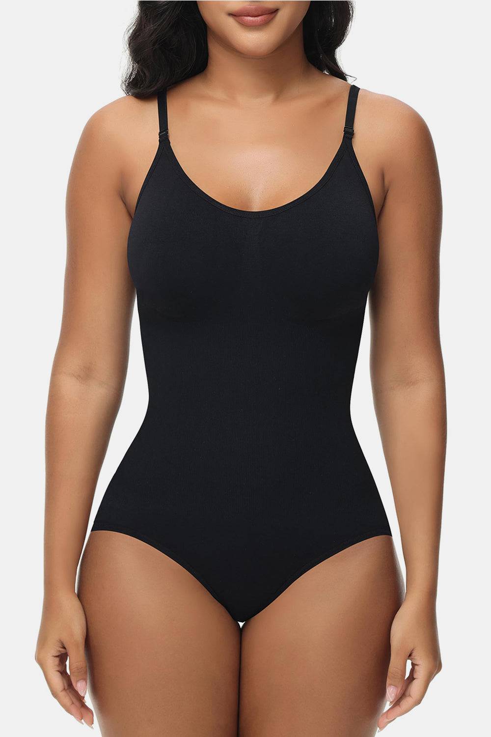 Spaghetti Strap Tummy Control Bodysuit - EkaVibe