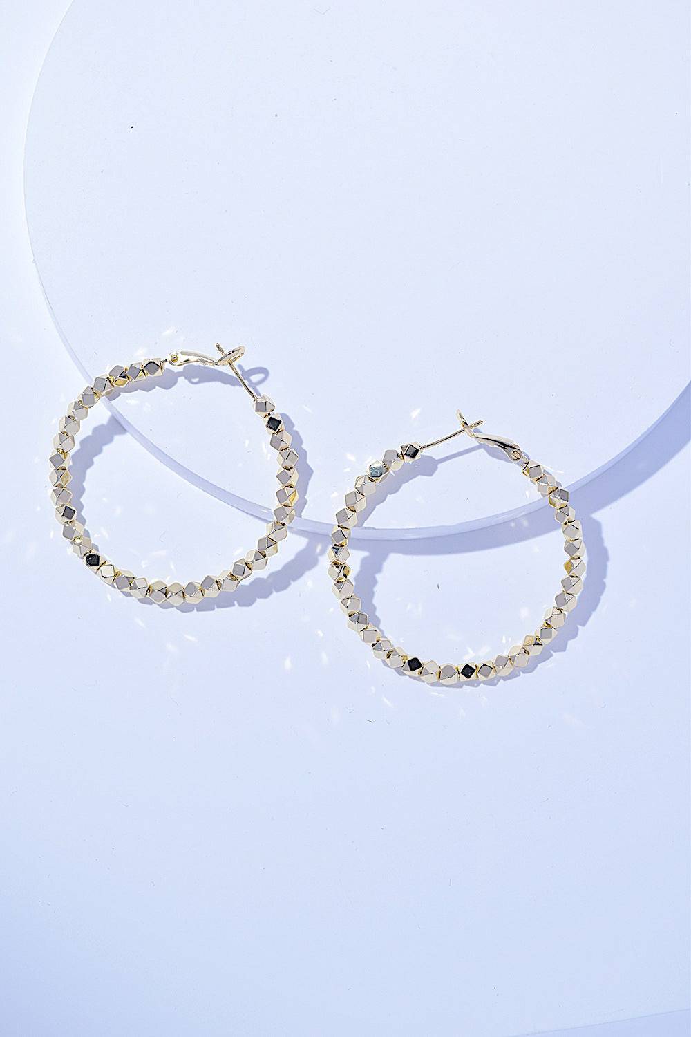 Alloy Hoop Earrings - EkaVibe