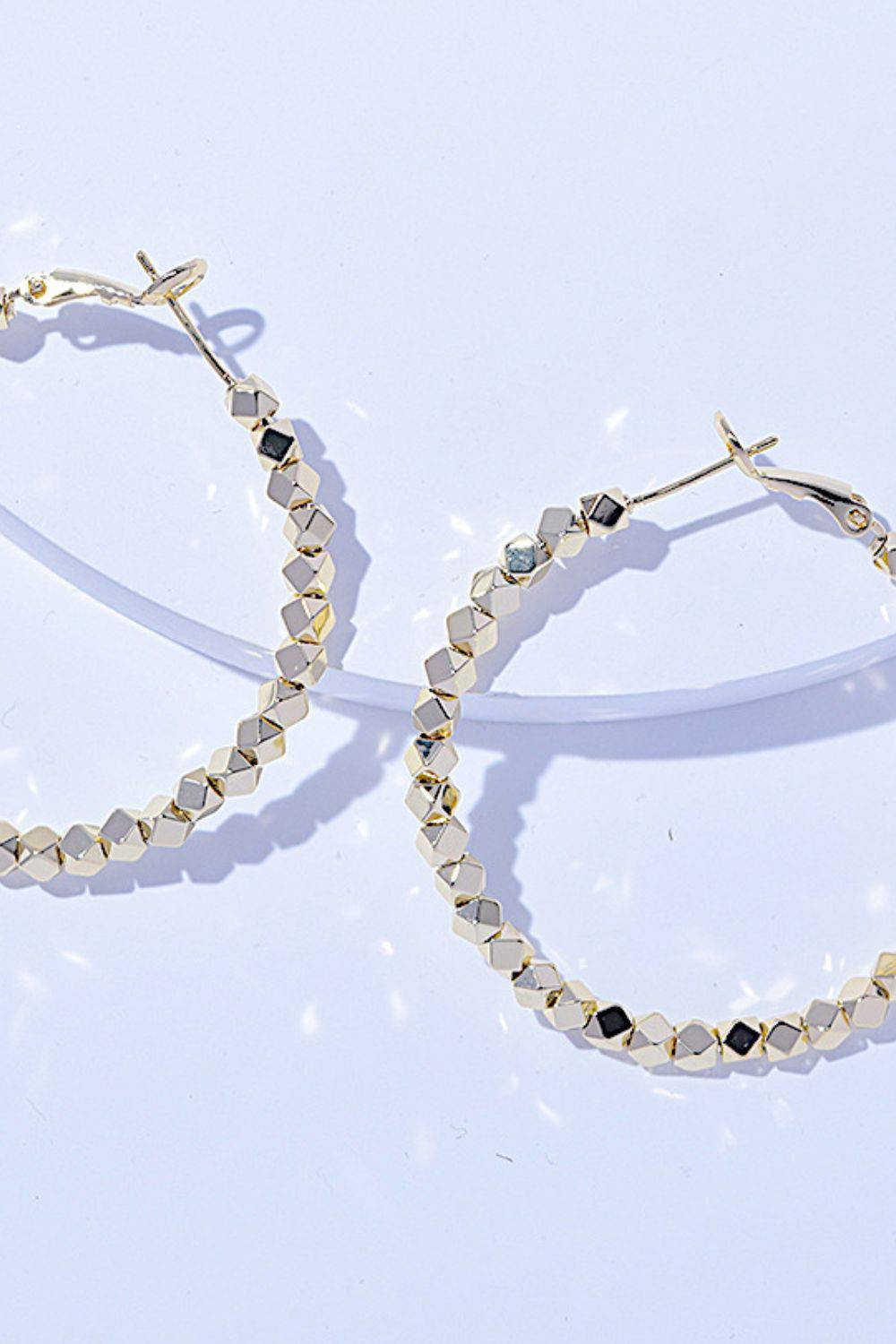 Alloy Hoop Earrings - EkaVibe