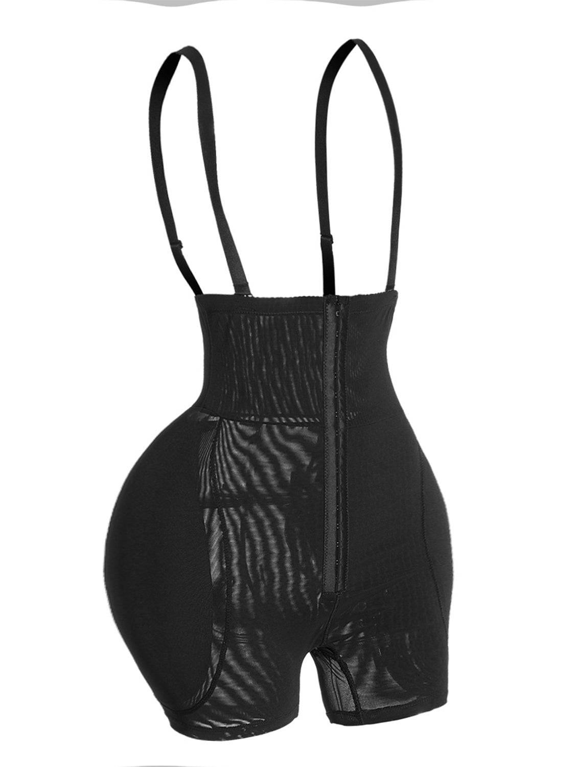 Full Size Hook-and-Eye Under-Bust Shaping Bodysuit - EkaVibe