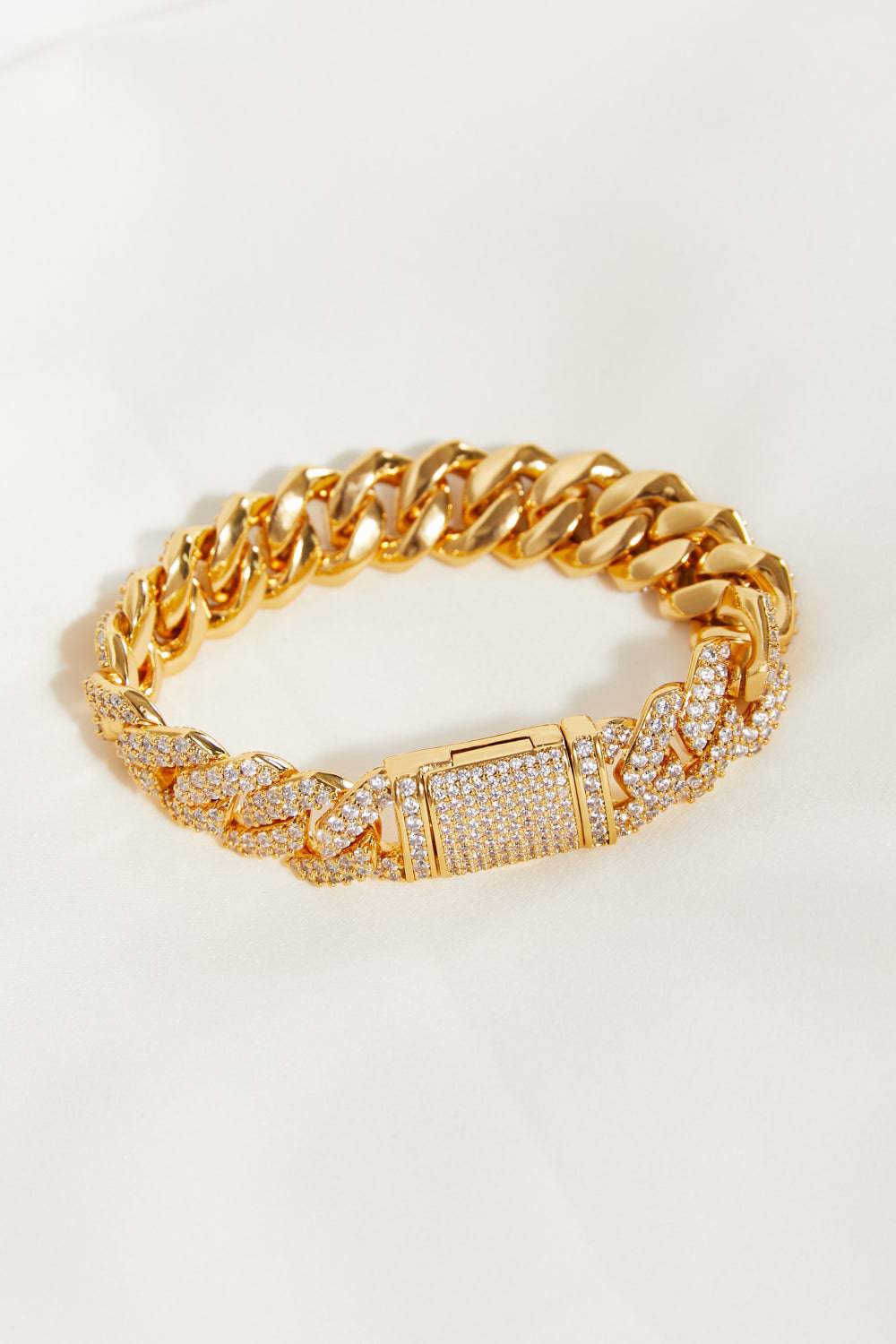 Alloy Inlaid Zircon Bracelet - EkaVibe