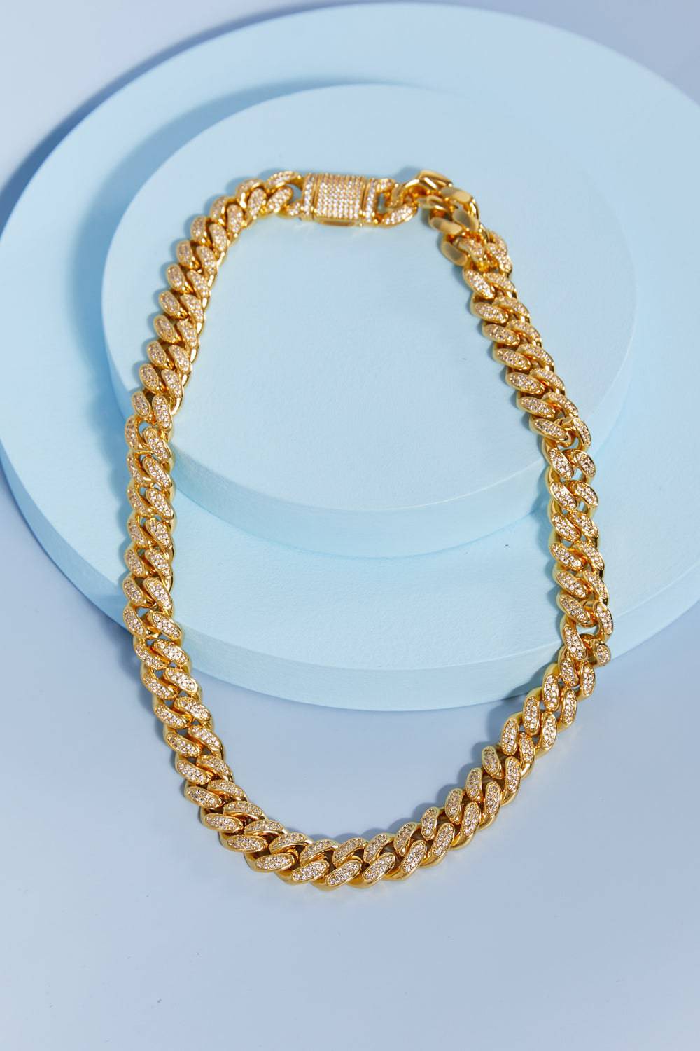 Brass Curb Chain Necklace - EkaVibe