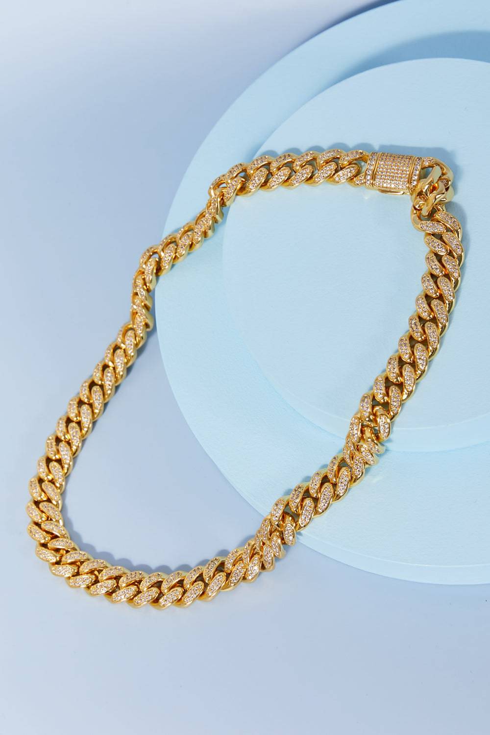 Brass Curb Chain Necklace - EkaVibe