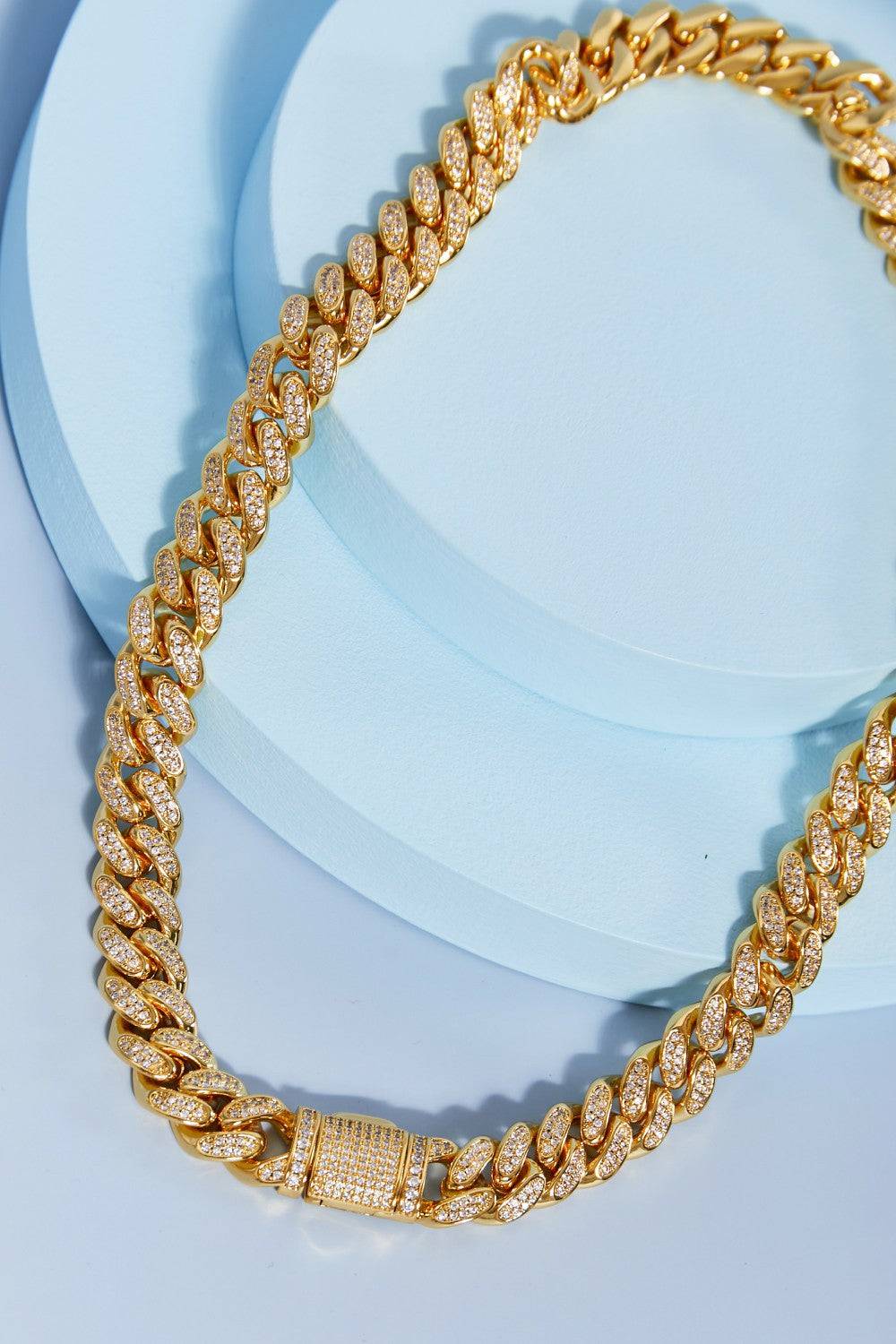 Brass Curb Chain Necklace - EkaVibe