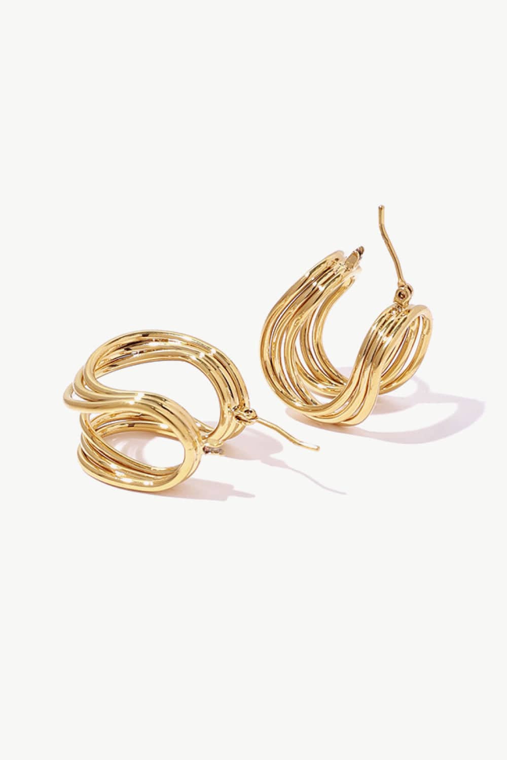 U-Shaped Hoop Earrings - EkaVibe