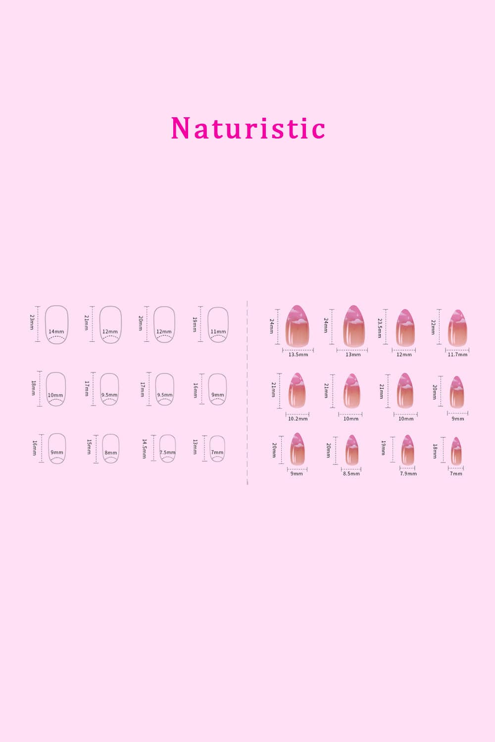 SO PINK BEAUTY Press On Nails 2 Packs - EkaVibe