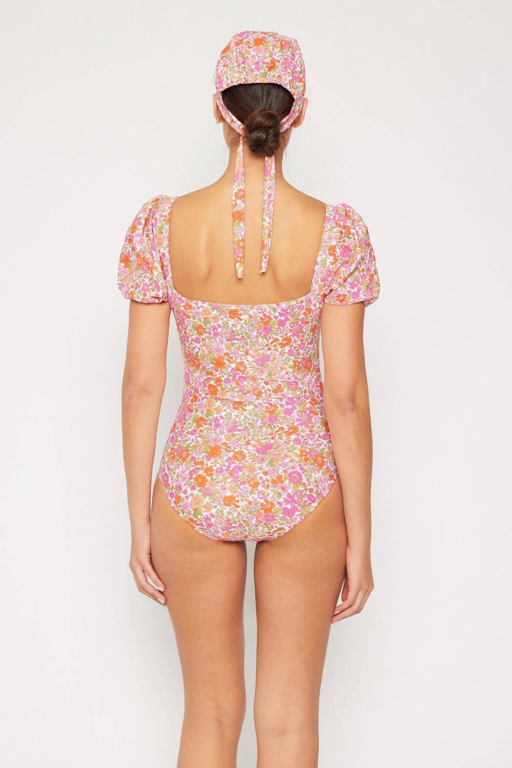 Marina West Swim Floral Puff Sleeve One-Piece - EkaVibe