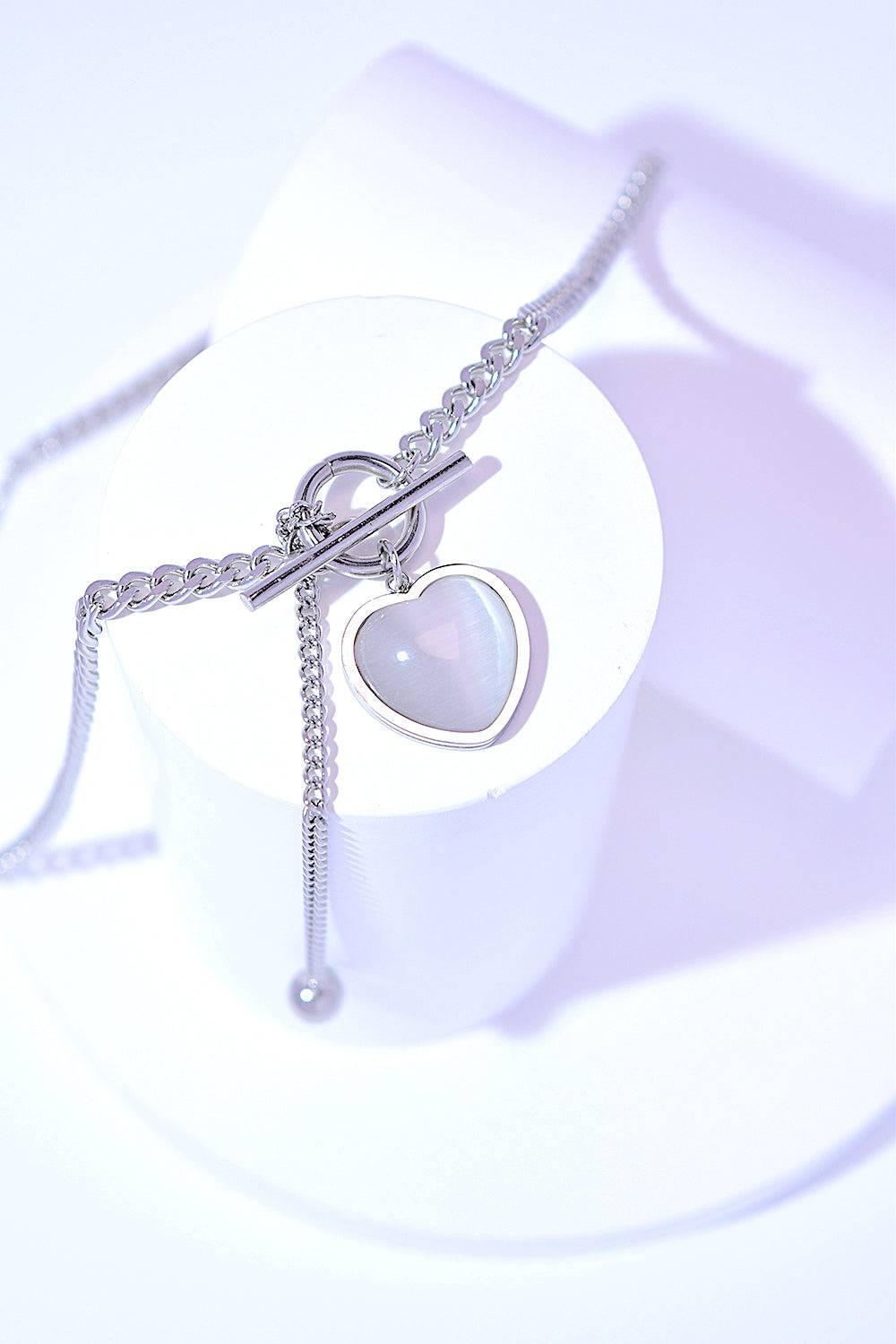 Titanium Steel Heart Necklace - EkaVibe